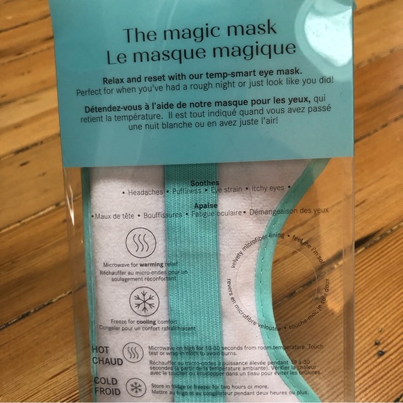 Lemon Lavender Microbead Hot & Cold Eye Mask - Picture 2 of 4